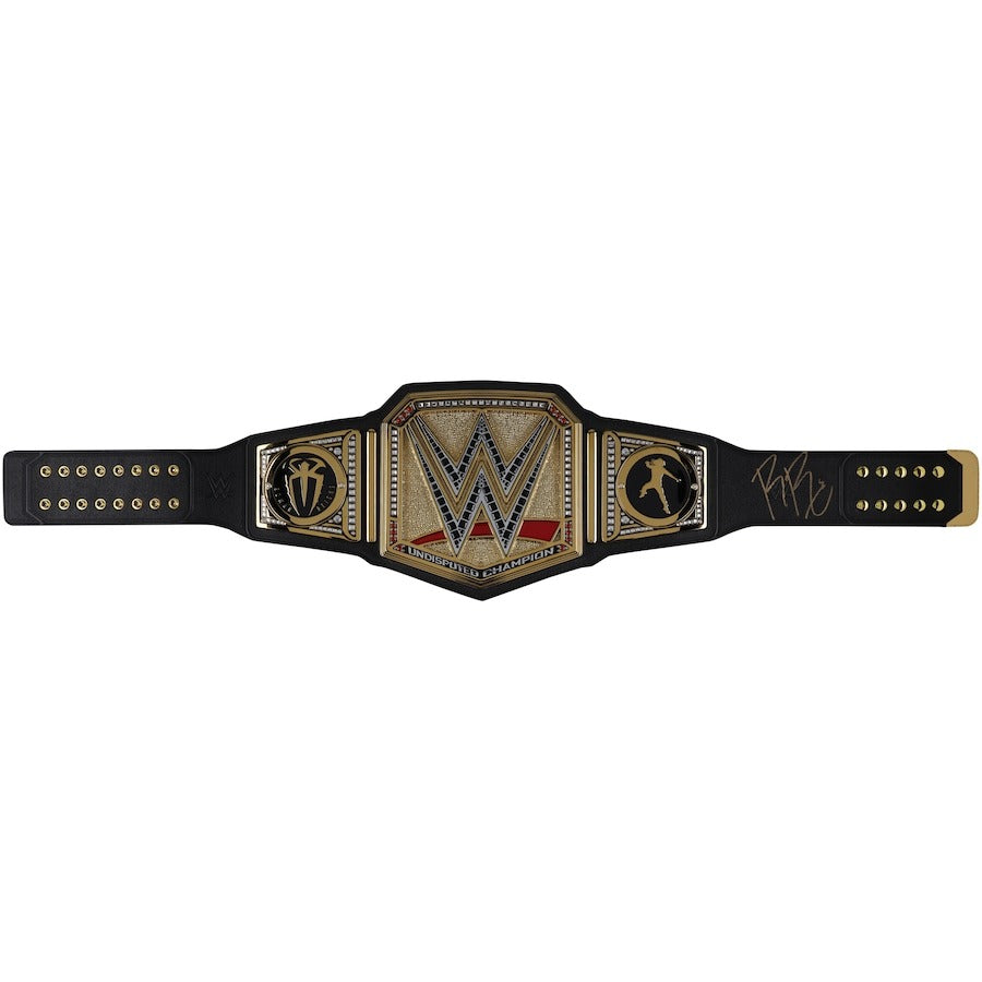 John Cena Autographed World Heavyweight Championship Replica Title Belt Championship Belts Online