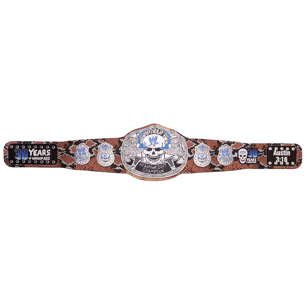 Stone Cold Steve Austin Limited Edition 30 Years Signature Series Title Belt