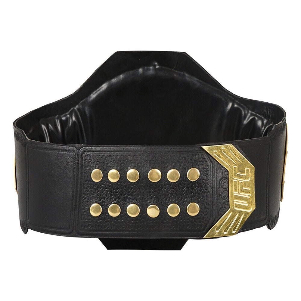 Championship Belts Online UFC legacy championship belt replica with black leather and gold accents