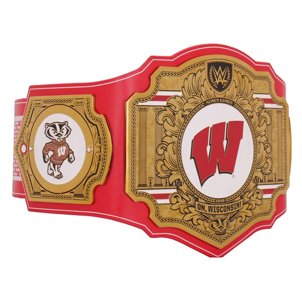 Wisconsin Badgers WWE Legacy Title Belt Championship Belts Online