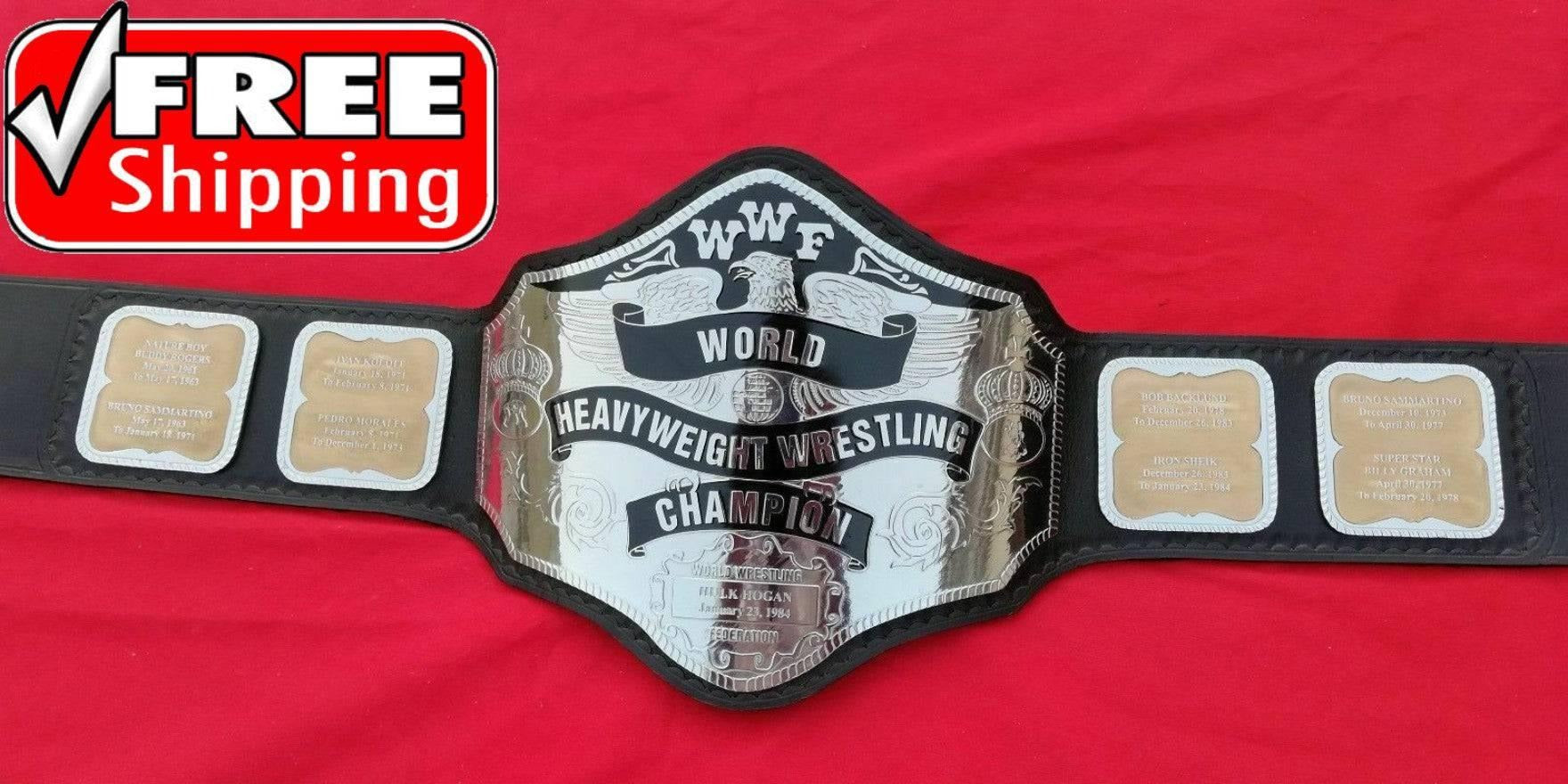 WWF Hulk Hogan Wrestling Heavyweight Championship Title Belt Replica Championship Belts Online