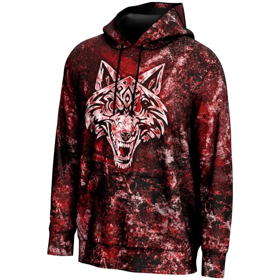 Youth Prosphere Red Jacob Fatu Graphic Hoodie Championship Belts Online